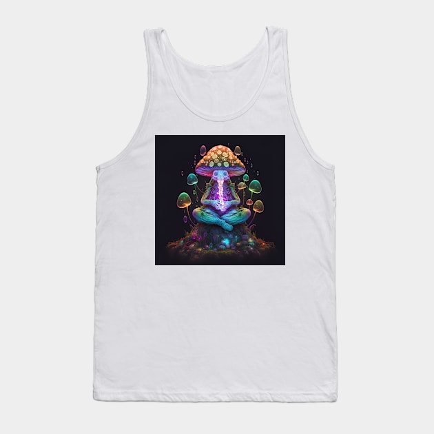 The meditating mushroom spirit Tank Top by Neurotic